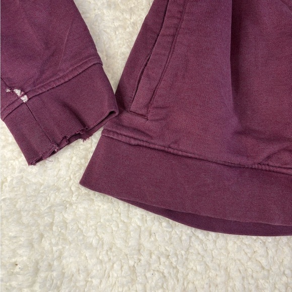 Lacoste Sport Women Purple Fleece Full Zip Hoodie - Picture 5 of 11